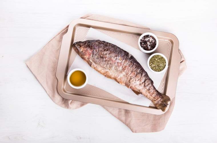 Karštai rūkytas upėtakis