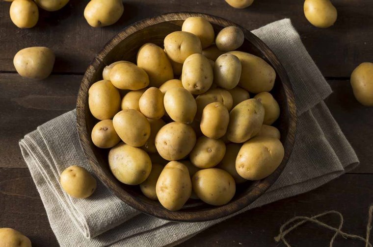 Mažos šviežios bulvės Vineta iš ekologinio ūkio