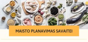 Maisto planavimas savaitei