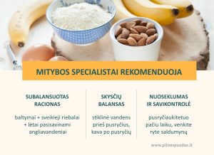 Mitybos specialistų rekomendacijos pusryčiams