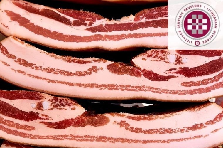 Sūdyta kiaulienos šoninė, aukščiausia rūšis