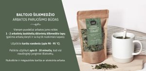 Baltojo šilkmedžio arbata